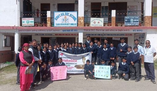 Program on International Snakebite Awareness Day at Government Senior Secondary School Chadi Daran