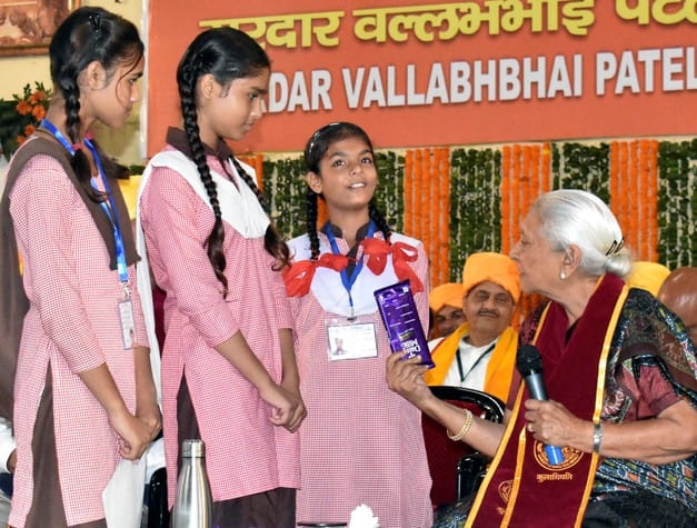 Use education not for personal advancement but for the service of society and nation: Anandiben Patel
