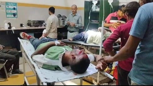 Vehicle hits two bike-riding youths, one dead