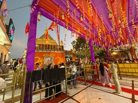 After one and a half month, the glory returned to the court of Maa Shri Naina Devi Ji.