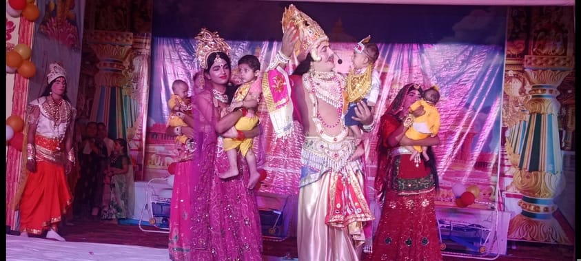 The merciful, kind to the poor, and beneficial to Kaushalya appeared