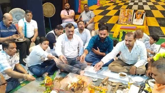 The staging began with a havan at Ramlila Bhavan.