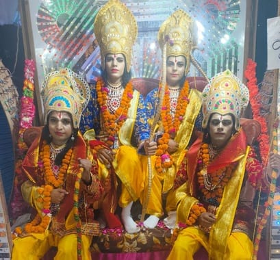Sanjhi festival ends with Ram Barat