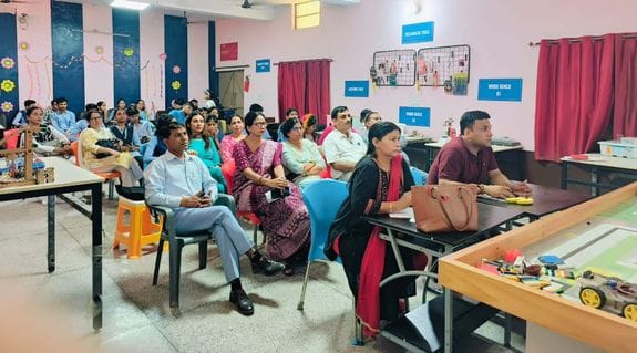 Shubham of Kathura first in Power Point Presentation Competition