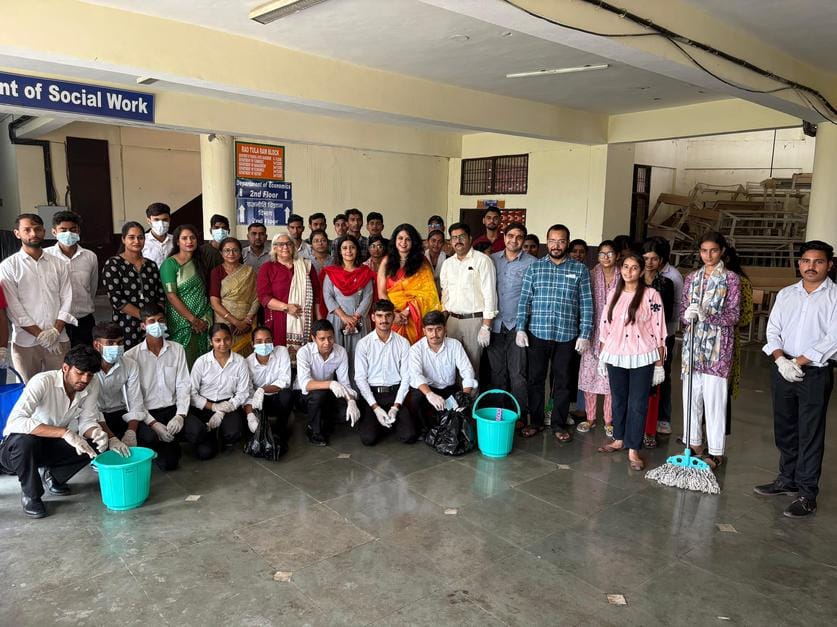 Special cleanliness drive conducted at IGU on Housekeeping Week
