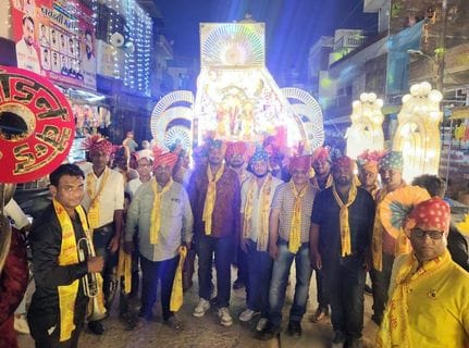 Agrasen's procession was carried out with great pomp