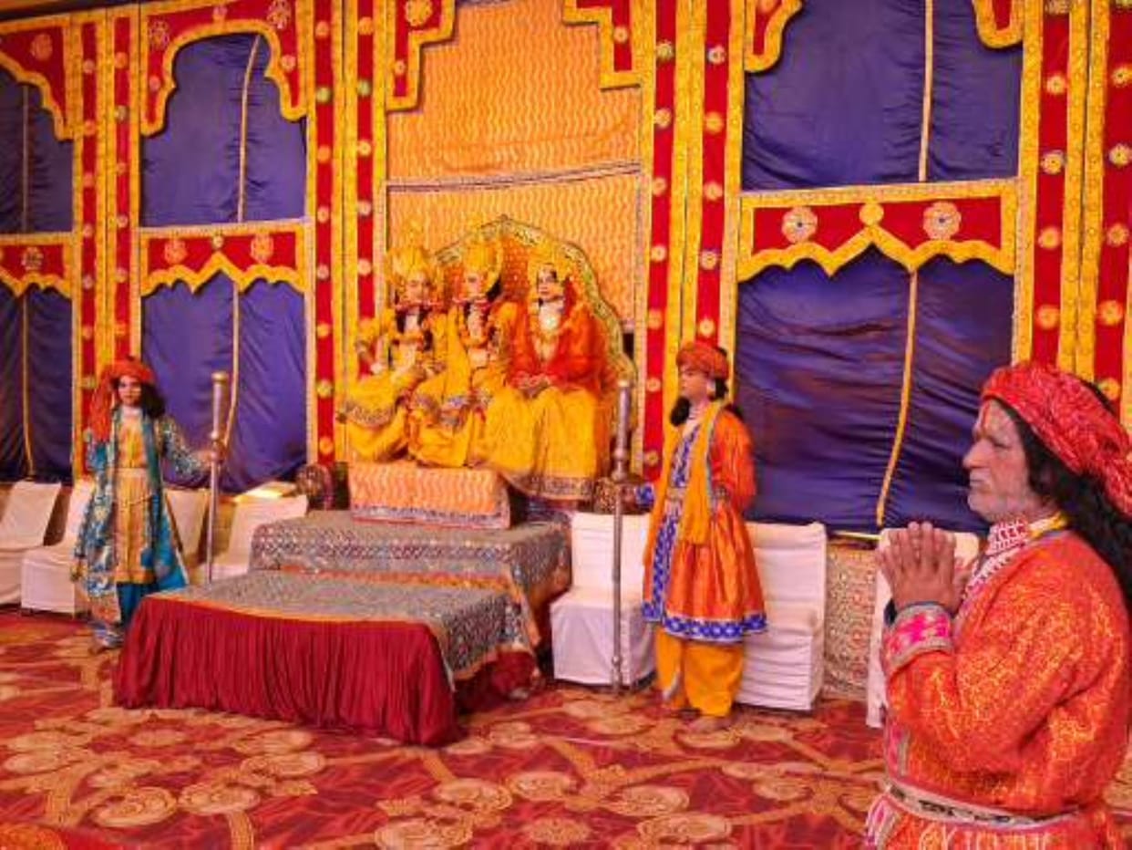 The wonderful episodes of Ravana's penance and the divine play of Lord Ram's birth, showcased in Katla Ramlila.
