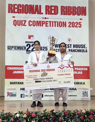 District girls shine in the Red Ribbon Quiz Competition