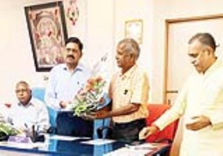 Retired IG Rajesh Pandey honored