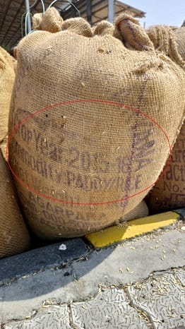 Punjab and UP governments' bardana in Haryana's market