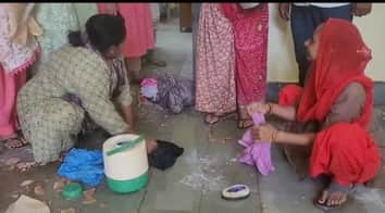 Bikaner Protest: Women stage a unique protest at Water Supply Department office over water crisis.