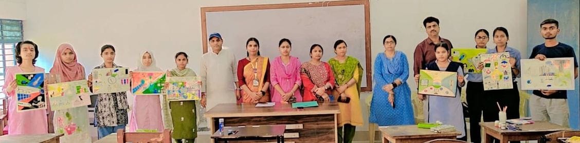 Utkarsh topped the district level painting competition
