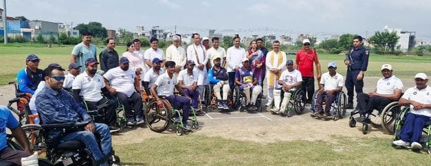 Wheelchair cricket team trials were held for team selection for the Unity Tournament.