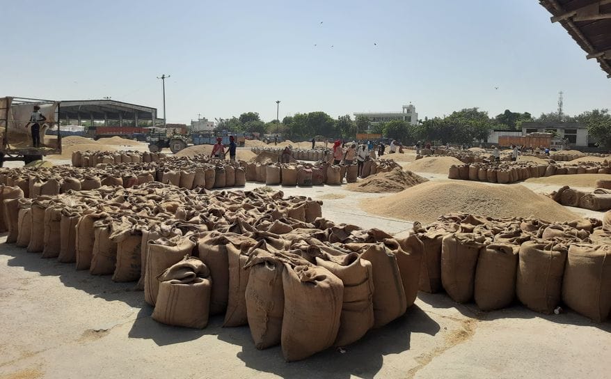 PR paddy remained unsold due to moisture, and millet also failed to reach the market.