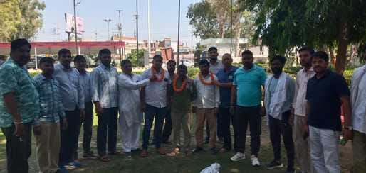 Bhim Singh Jedia became the head of Sarva Karamchari Sangh Narnaul.