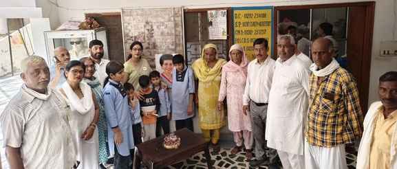 Former minister Kumari Selja's birthday celebrated at Blind Girls School