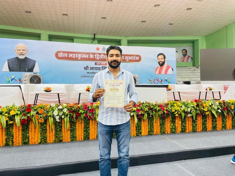 Three sports nurseries of Mahendragarh received awards.