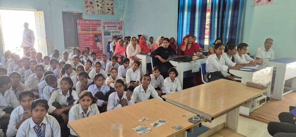 Girl's Forum program held in Government School, Pali