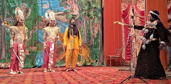Troubled by the terror of demons, Vishwamitra reached the court of Janaka.