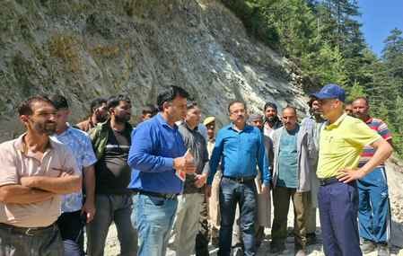 Kishtwar, DVC Pankaj Kumar Sharma, Visit in city, Water Supply