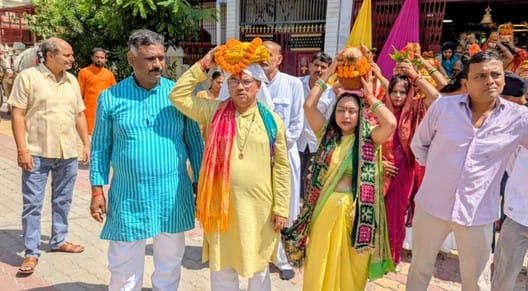 Kalash Yatra was taken out before the story.