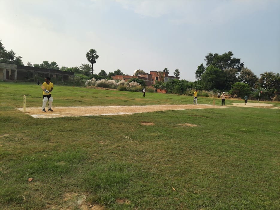 Maghar's team became the winner in the tehsil level cricket competition