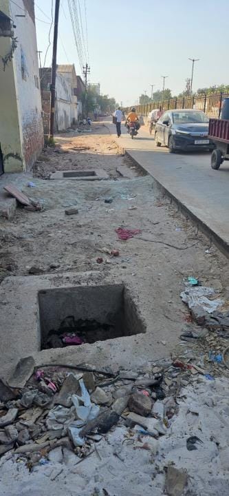 Nine months later, the construction of the service road remains incomplete, and instructions for an FIR against the contractor
