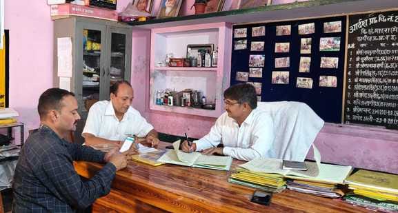 Block Education Officer conducted a surprise inspection