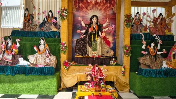 The doors of the idols of Goddess Durga are now open for darshan in the pandals