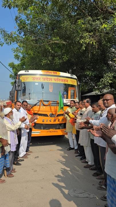 Roadways bus service started from Balkudia to Gorakhpur