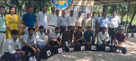 Tool kits distributed to meritorious students