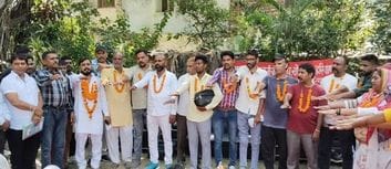 Bharat Kandara again became the president of Municipal Corporation Sonepat Employees Union