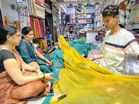 The festive season brought back the vibrant colours to the markets, bringing smiles to the faces of traders.