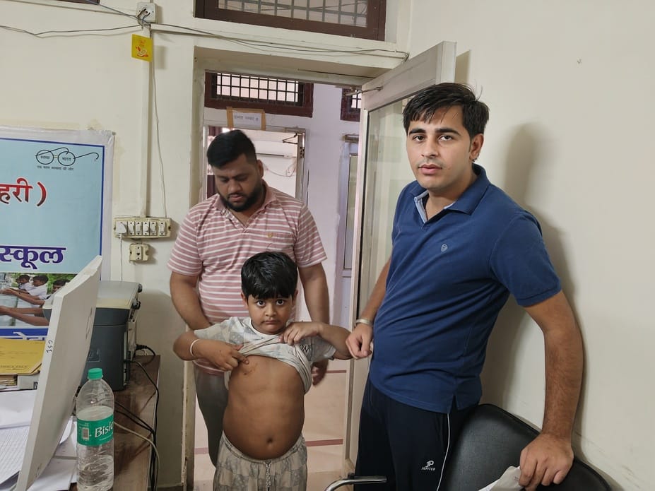 Dog terror... Five people, including a child, were bitten.