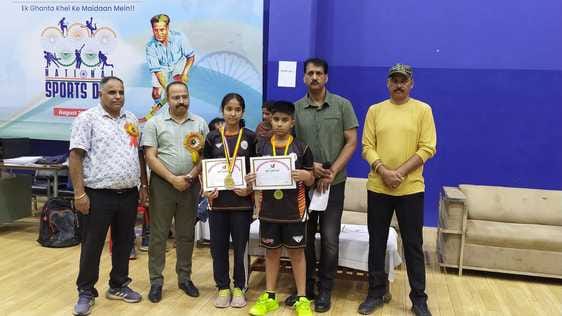Badminton competition... Atharva Patial and Shivanya Kapoor winners in Under-11 category