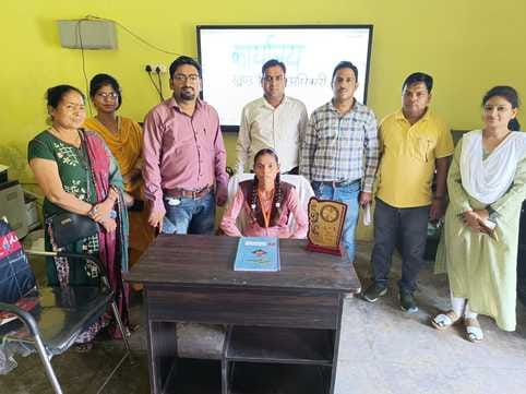 Swati became Block Education Officer for a day