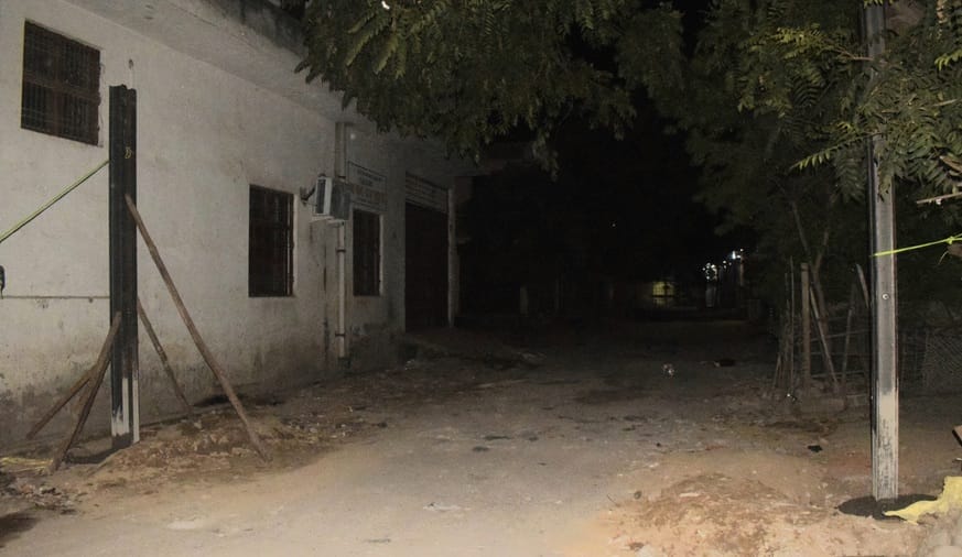 After the suicide attempt, the administration woke up and installed a height gauge in Preet Vihar.