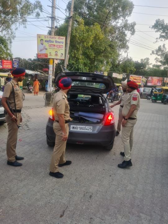 Nayagaon police on alert for festival season, checkpoints set up at various places