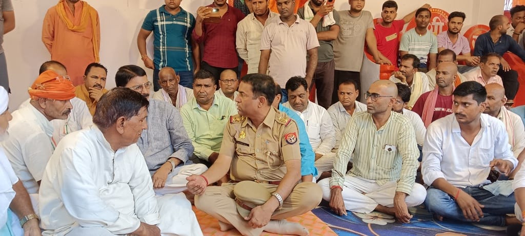Ramlila committee officials sitting on strike