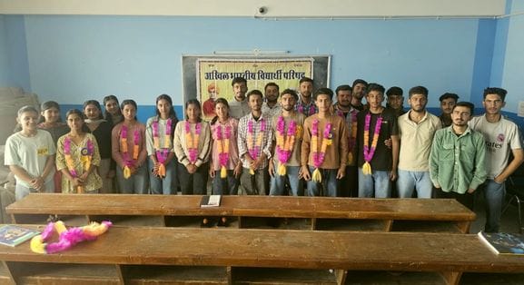ABVP expanded its executive committee in Theog College.