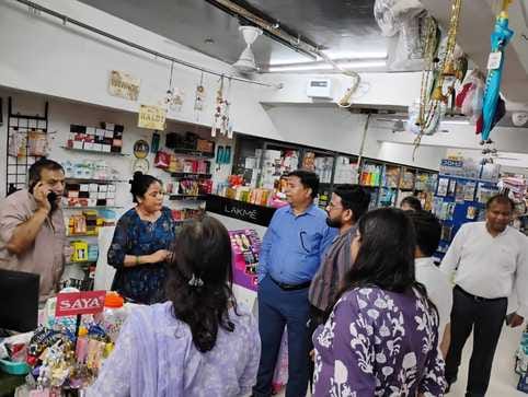 Traders and customers were made aware about the reduction in tax rates