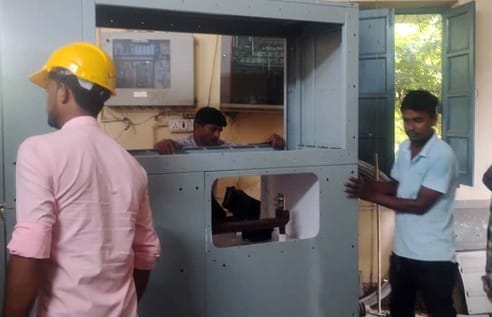 Machine panels replaced in power substation, tripping expected to improve