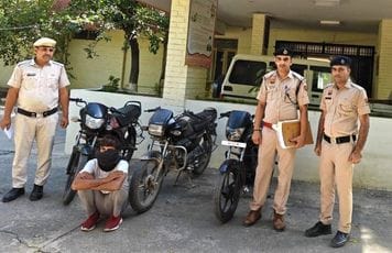 Accused arrested with three stolen bikes