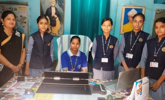 Student Khushi Kashyap became the principal for a day