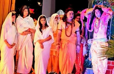 The audience was disturbed by the scenes of Rama's exile to the forest and Dasharatha's death.