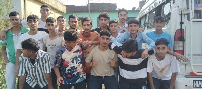 Chamba's U-19 players leave to participate in the state-level football competition.