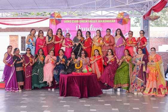 Lions Club organised Dandiya