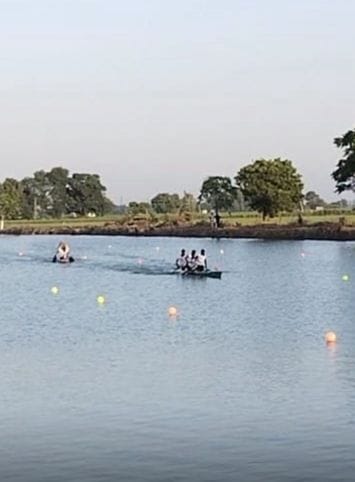 Sonipat won the gold medal in the C-4 event of the Khel Mahakumbh
