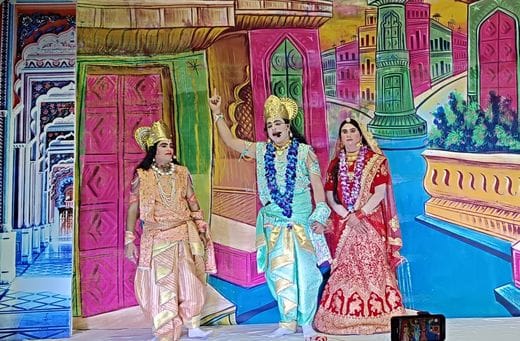 The audience became emotional after watching the enactment of Ram's exile.