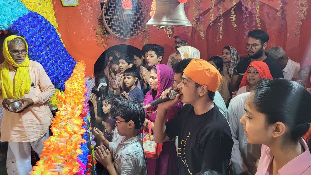 Worshipped Skanda Mata at Mata Bhura Bhavani Temple